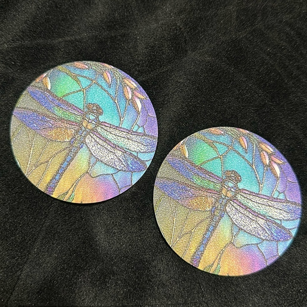 Dragonfly Cat Coasters